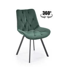 CHAIR K 519, DARK GREEN